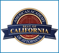 American Academy or Attorneys | Best of California | 2021